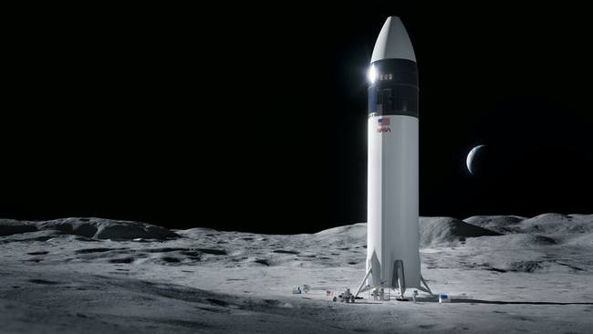 马斯克登陆月球版星际飞船每次可150吨
