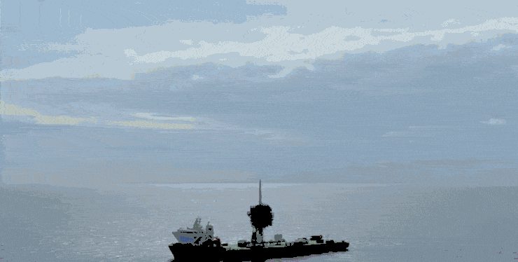 长征十一号运载火箭在黄海海域发射，